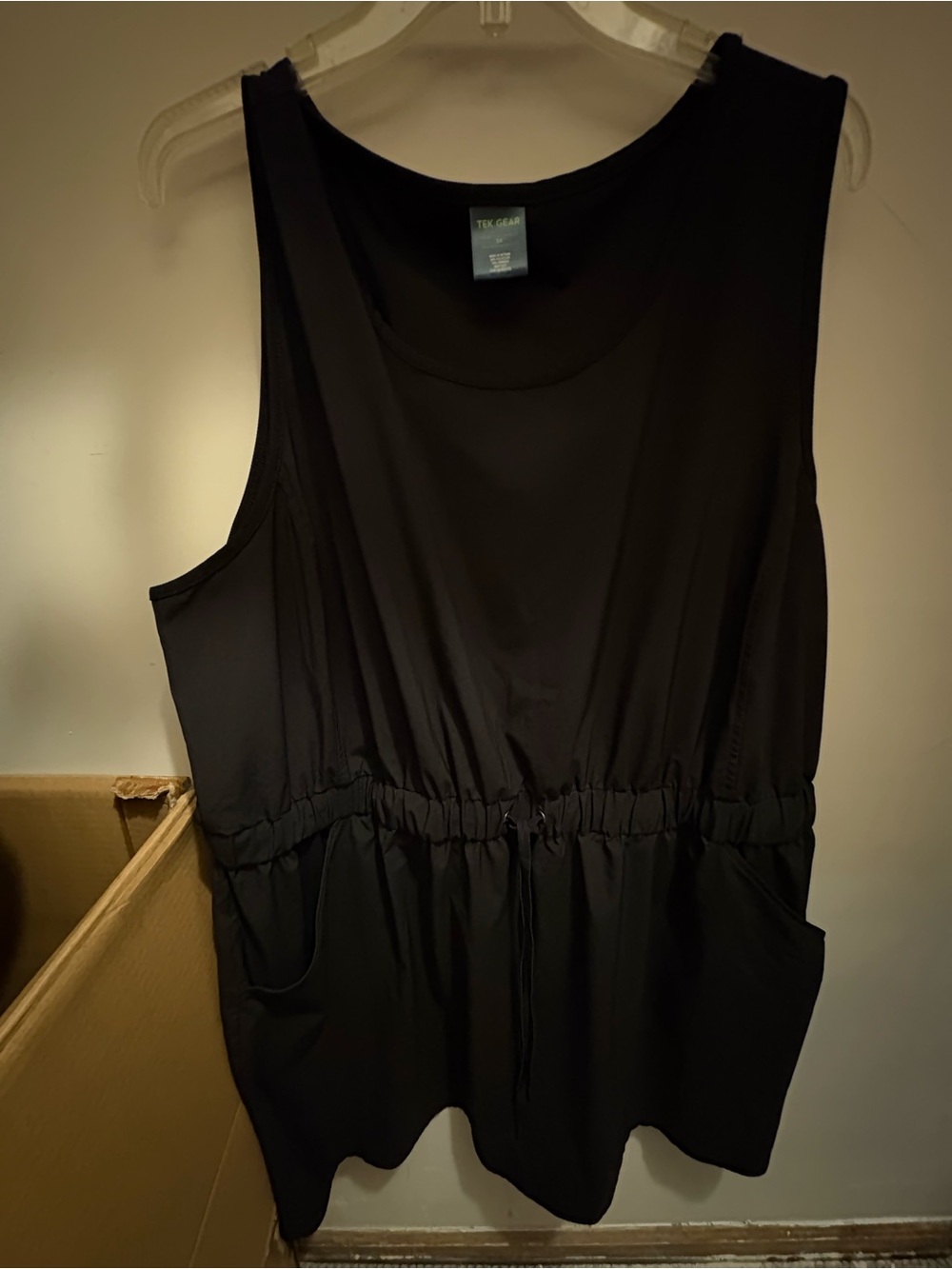 Tek Gear Black Drawstring Waist Women's dress